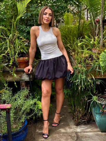 Larissa Dress (Stripe) - theClothesRak